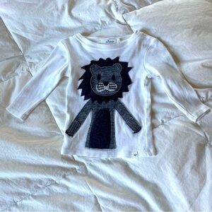 Baby Boy Lion appliqué 3-6M